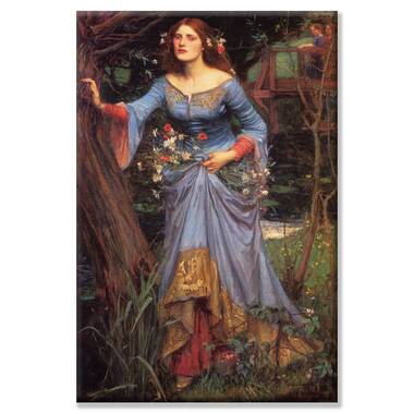 Vault W Artwork Ophelia by John William Waterhouse Painting